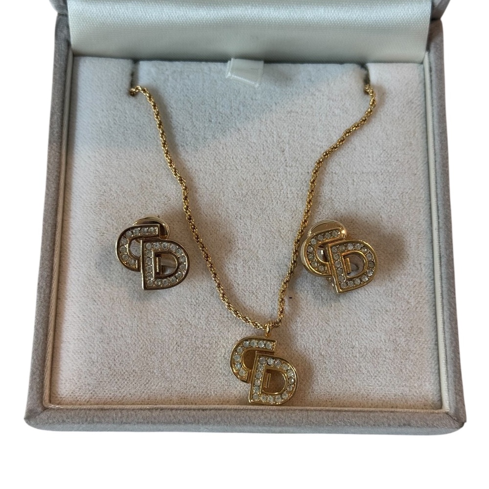 Full set Christian Dior Vintage Necklace & Earrings set